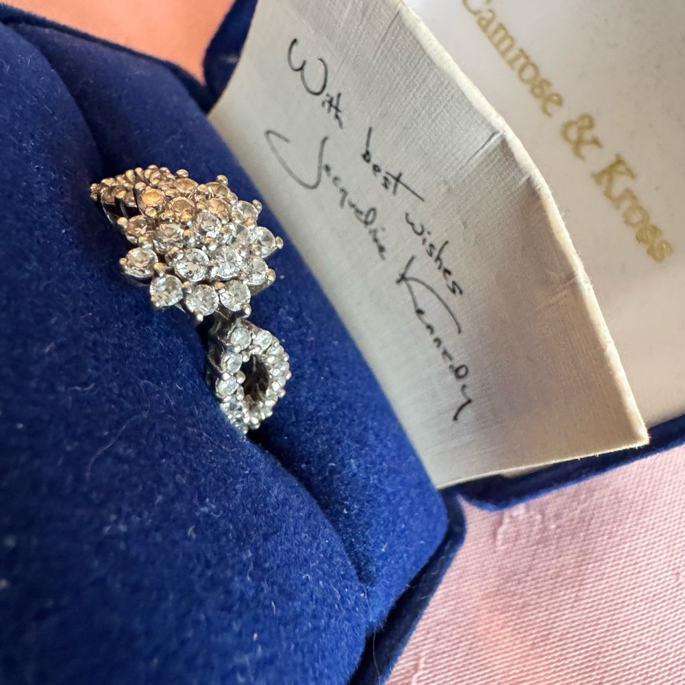 Camrose & Kross Jacqueline Kennedy Collection Ring – Vintage COA - Picture 3 of 13